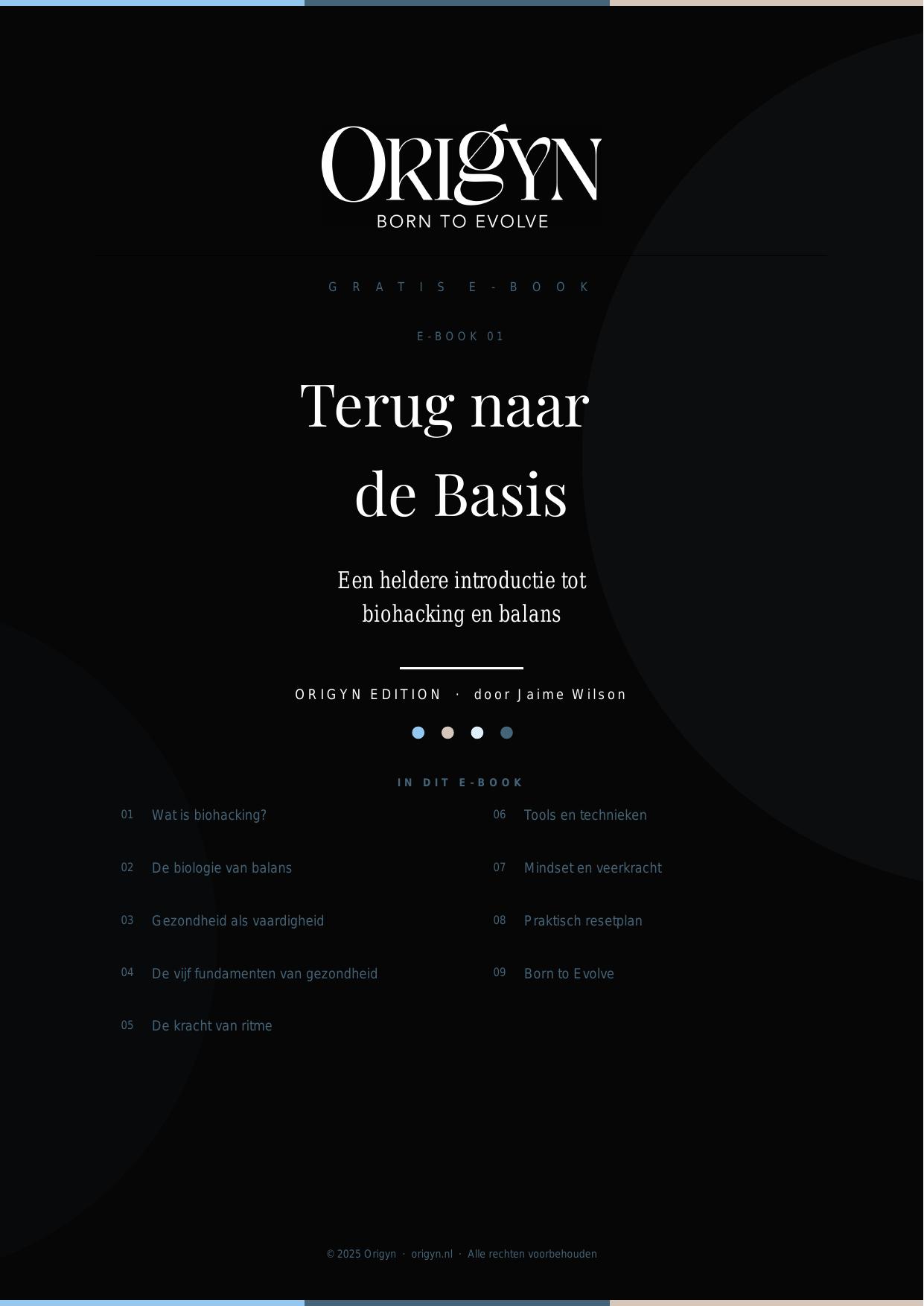 Terug naar de Basis e-book